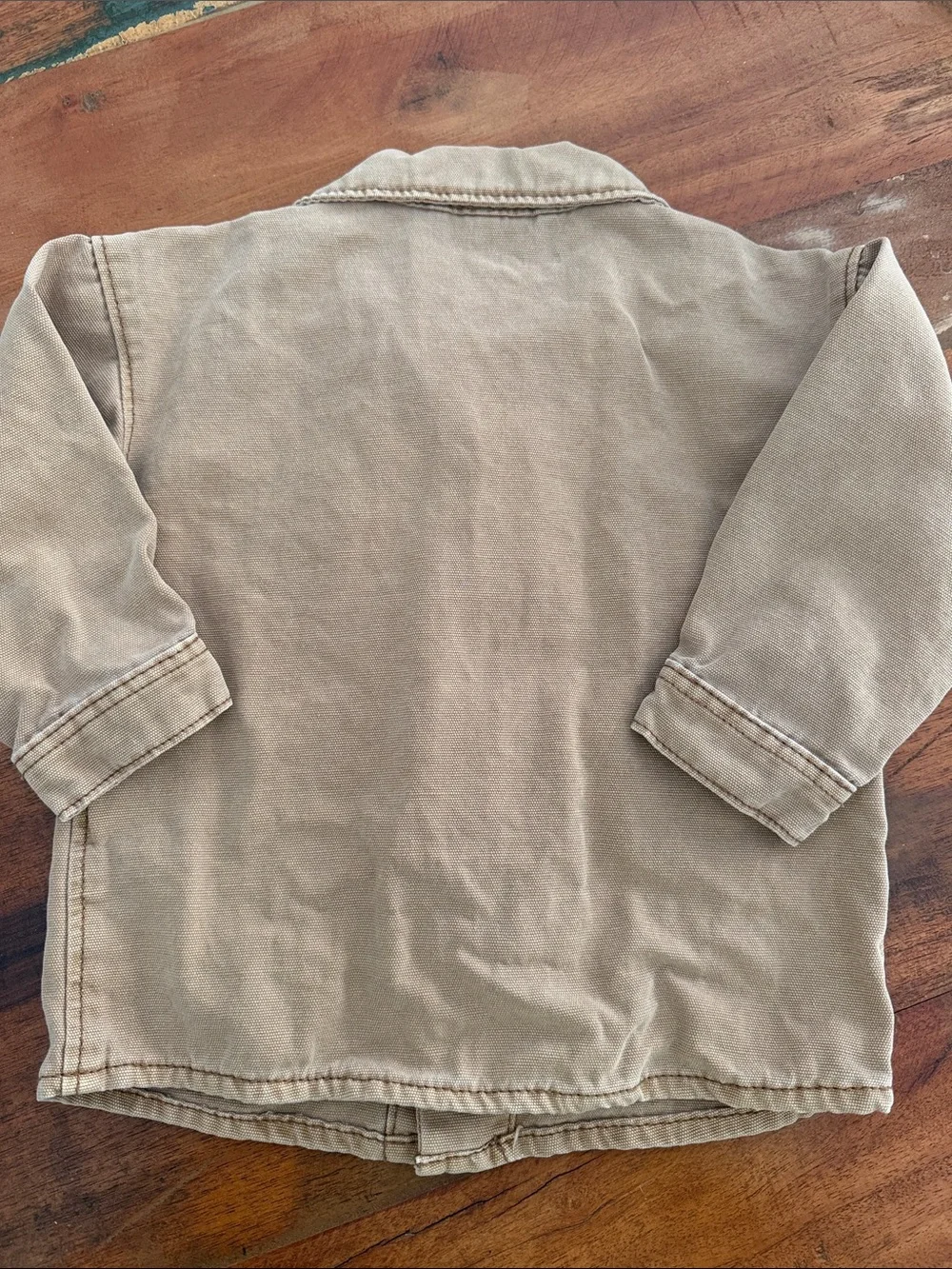 H&M Kids' Tan Jean Jacket with Patch Pockets